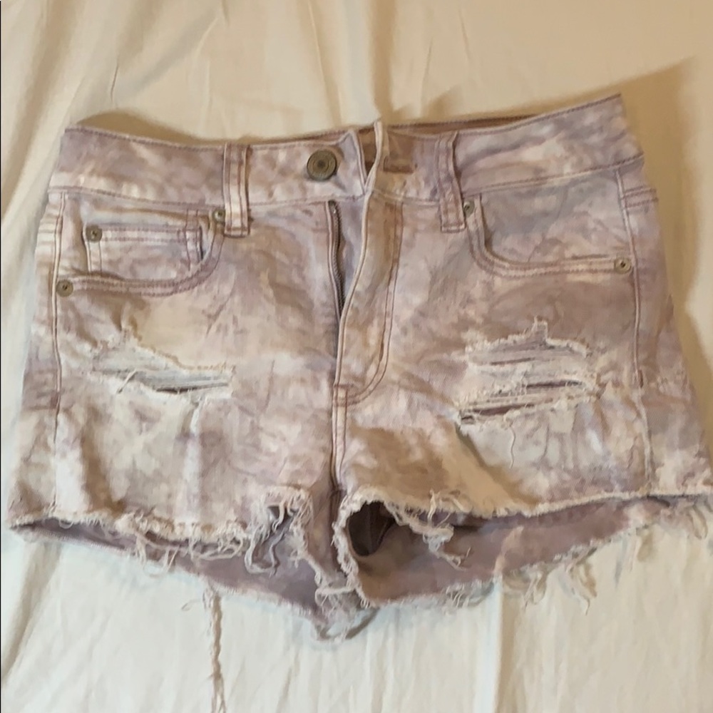 american eagle size 4 stretch shorts